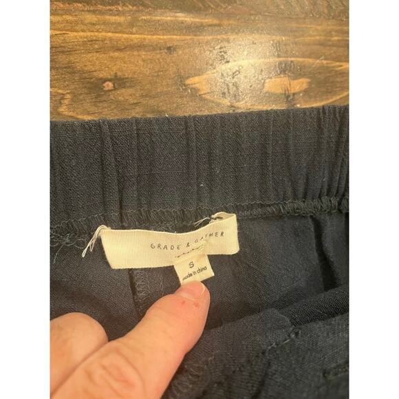 Grade & Gather Linen Blend Jogger Pant Women Small Lightweight Summer Beach Trip - Picture 2 of 12
